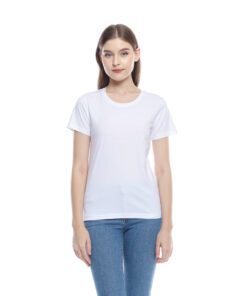 Kaos Wanita SnR Oblong Polos Slim Fit