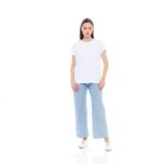 Kaos Wanita SnR Oblong Polos Slim Fit Lengan Pendek