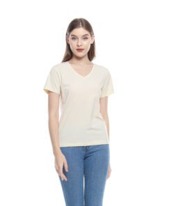 Kaos Wanita SnR Oblong Polos Slim Fit
