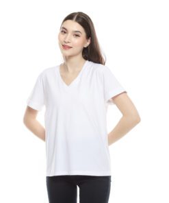 Kaos Wanita SnR Oblong Polos Slim Fit
