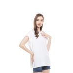 Kaos Wanita SnR Slim Fit Lengan Lipat – Nyaman & Modis